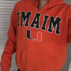 University of Miami college sweatshirt